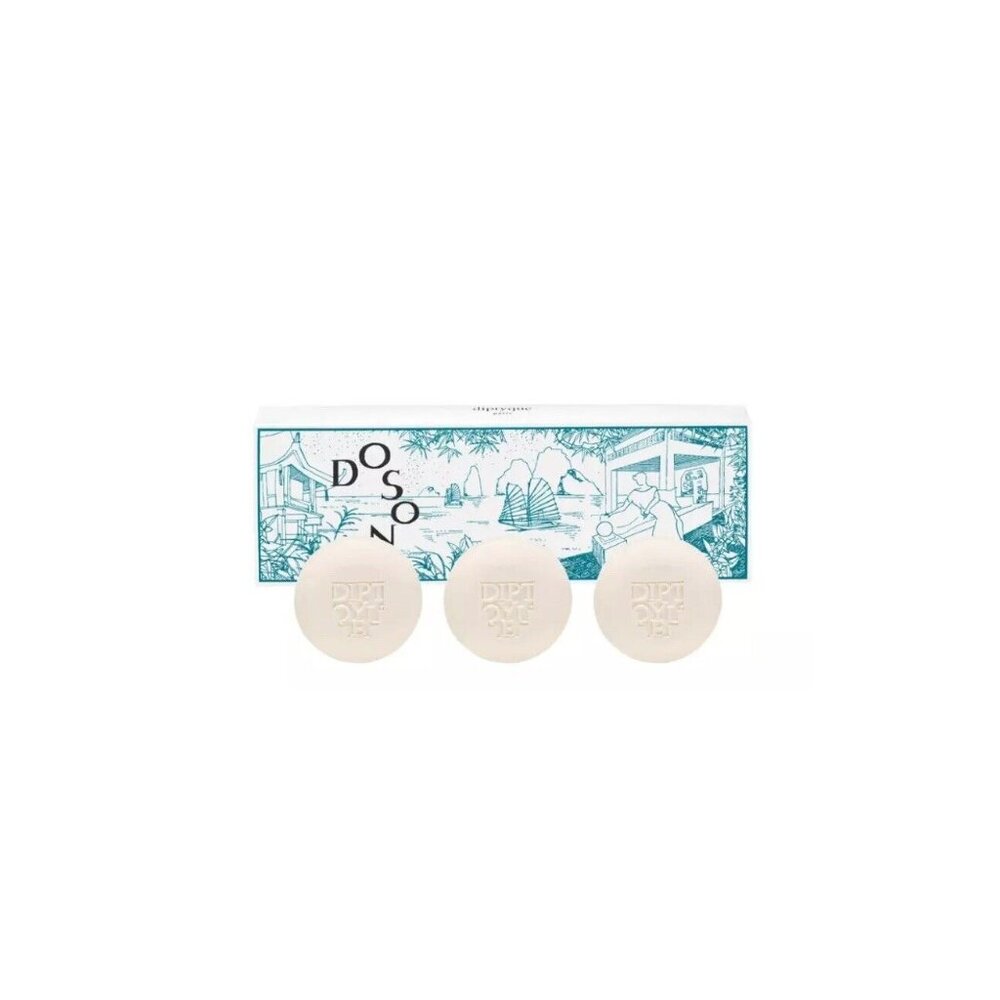 Diptyque LIMITED EDITION Do Son Hand Soap Set of 3 solid soaps New in Box SEALED